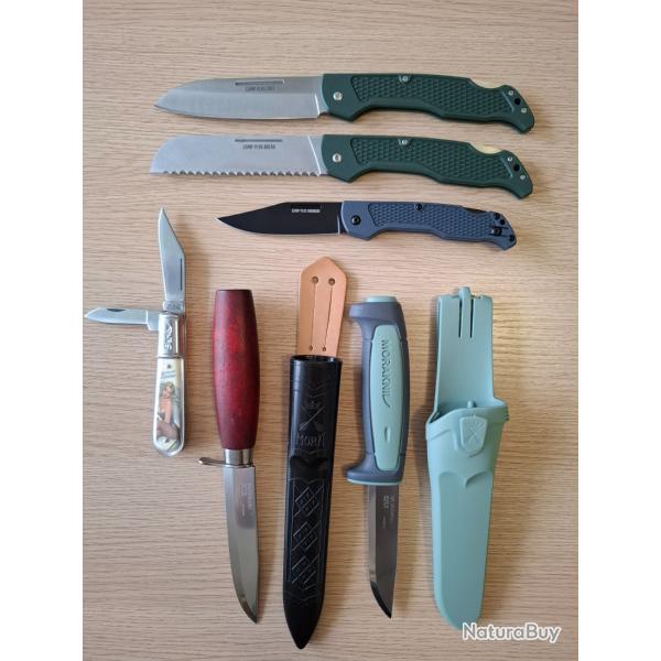 Lot de couteaux : MoraKniv, Barlow, Ontario