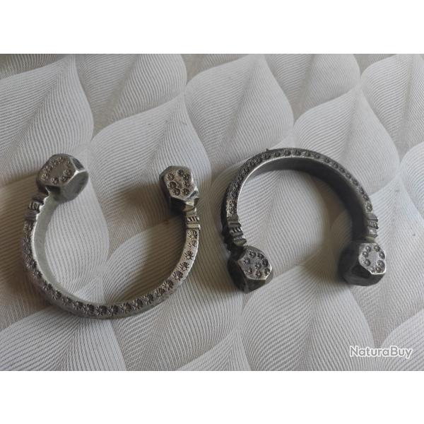 Bracelets etniques anciens argent