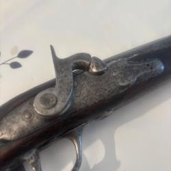 Pistolet a percussion silex