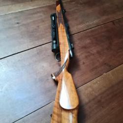 Superbe Mark V wheatherby de luxe calibre 378 magnum ,Lunette montage crochet  nickel Magdeburg 4x36
