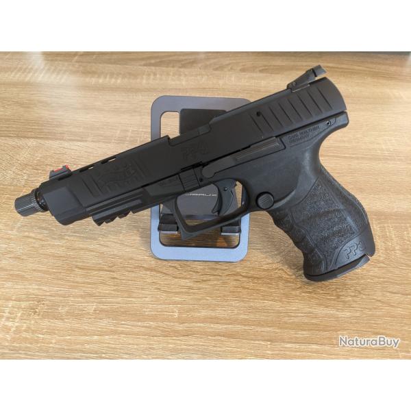 Pistolet Walther PPQ M2 calibre .22 LR avec canon long de 5 pouces