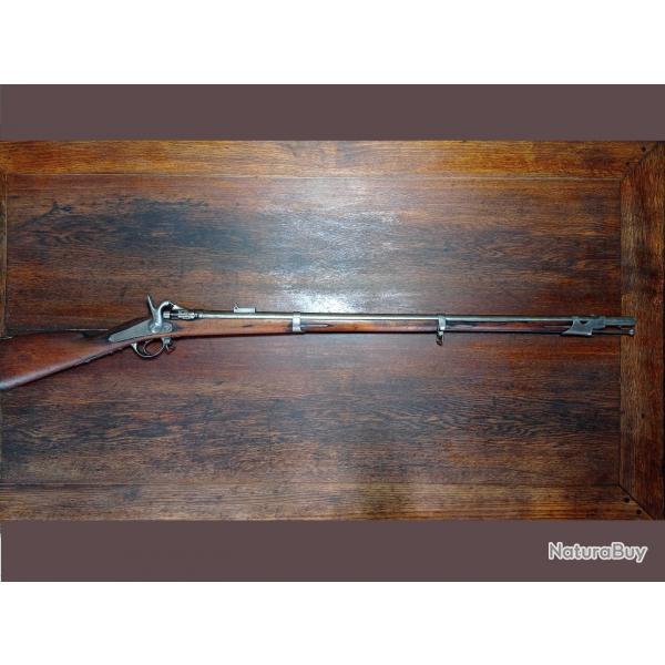 Rare Fusil  tabatire modle 1853-1857 modifi 1867 - TULLE - cal 17.8 mm - BE