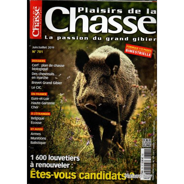 plaisirs de la chasse 781 cerf, sanglier, louvetiers, pagneul breton, browning mk3 cerakote