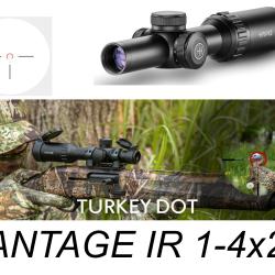 VANTAGE IR - Low profile, capped turrets 1-4x20 1", IR L4A FD 14206