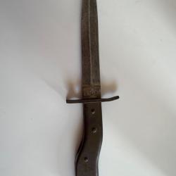 Baïonnette allemande WW1 modèle DEMAG 1916 - marquages DEMAG & DRGM