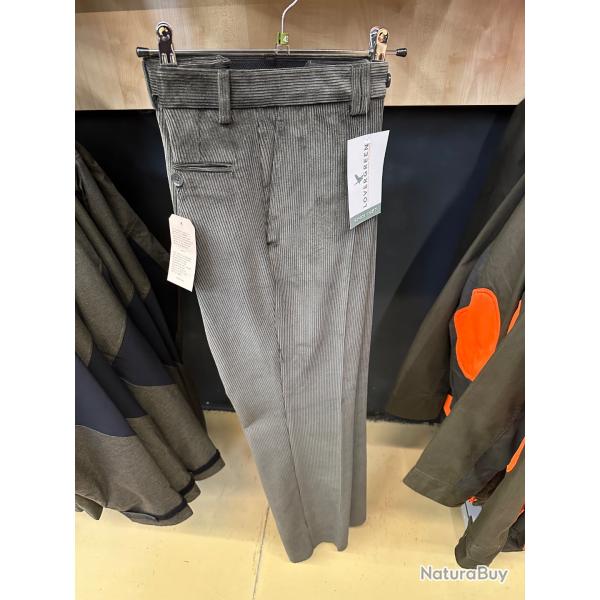 Pantalon Velours Droit Kaki Lovergreen