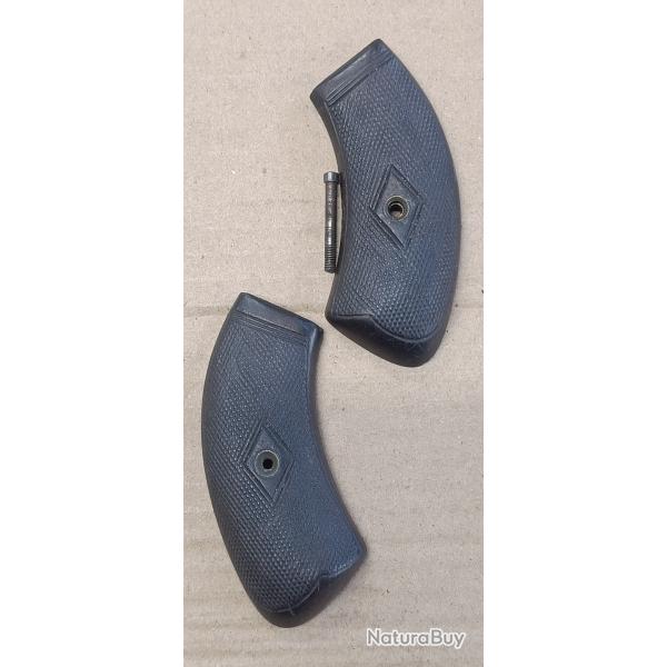 plaquettes poigne pour revolver type bulldog velodog lefaucheux... (2106)