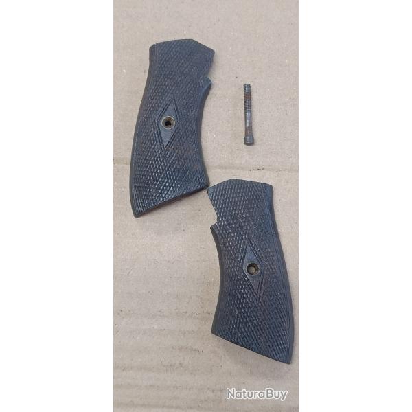 plaquettes poigne pour revolver type bulldog velodog lefaucheux... (2109)