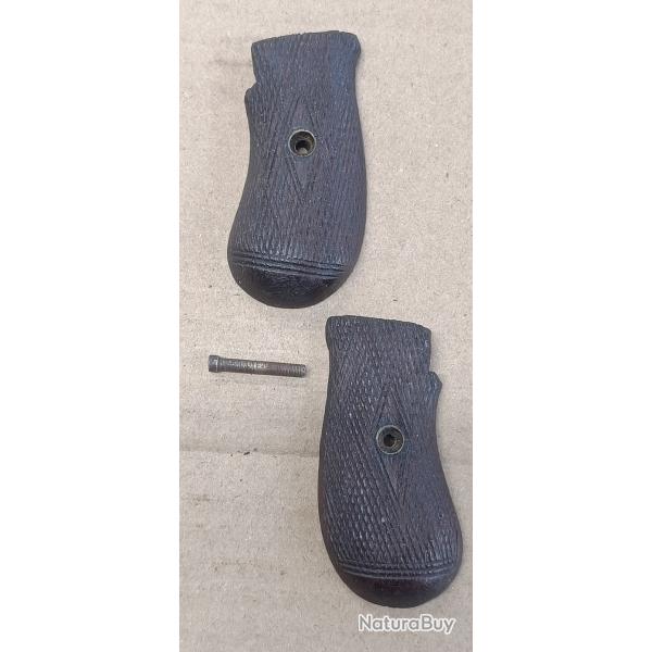 plaquettes poigne pour revolver type bulldog velodog lefaucheux... (2112)