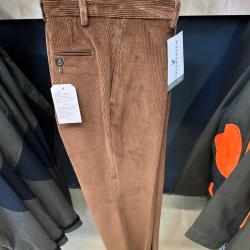 Pantalon Velours Droit Marron Lovergreen