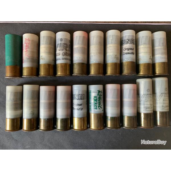 Lot de 20 balles cal 12.