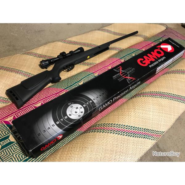 Carabine GAMO Big Cat Turbo 19,9 joules 4,5 mm + lunette 4x32 WR