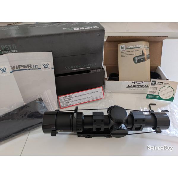 Lunette Vortex Viper PST Gen II avec montage ADM & switchview - Garantie  vie