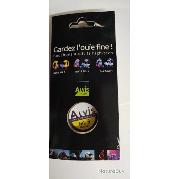 BOUCHONS D'OREILLE ALVIS AUDIO - MK3 Mdium
