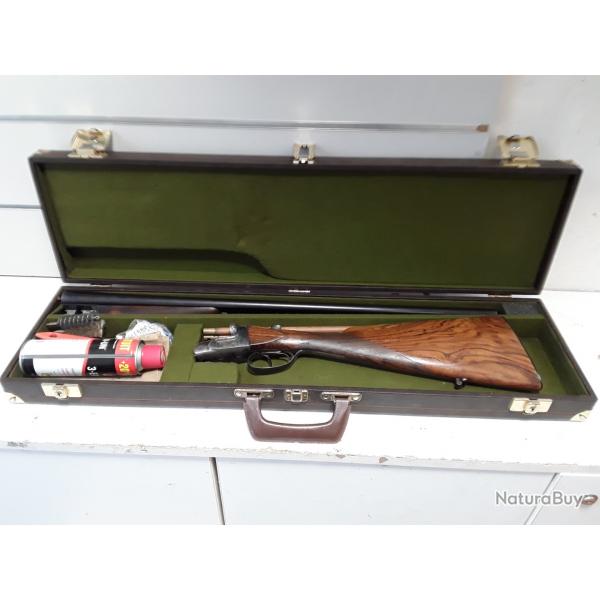 Fusil juxtapose artisan stephanois cal.12/70 bois can.70cm