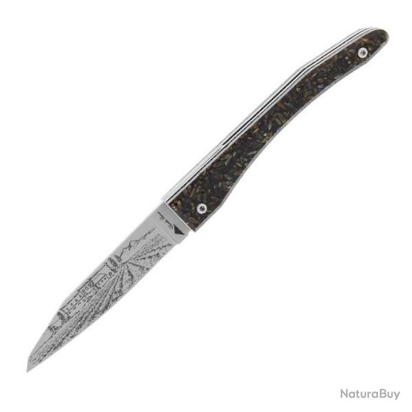 CHC.PL Couteau pliant pimontais Charles Canon Lavande