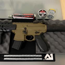 Sig Sauer MPX ASP 4,5mm black/tan custom