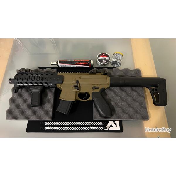 Sig Sauer MPX ASP 4,5mm black/tan custom