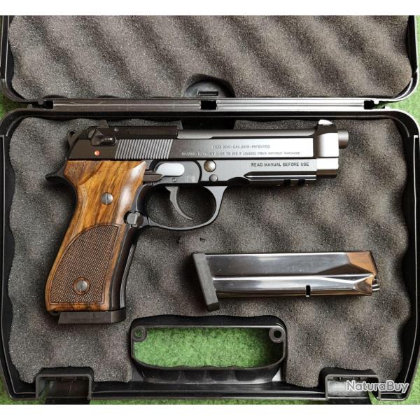 Pistolet semi-automatique BERETTA modle 92 A1 - Calibre 9x19 - Mallette et 2 chargeurs (Occasion tr