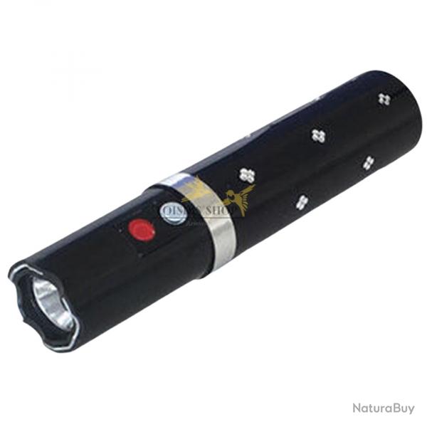 Shocker dissimul en rouge  lvres noir 2 000 000 volts avec lampe LED - Praga