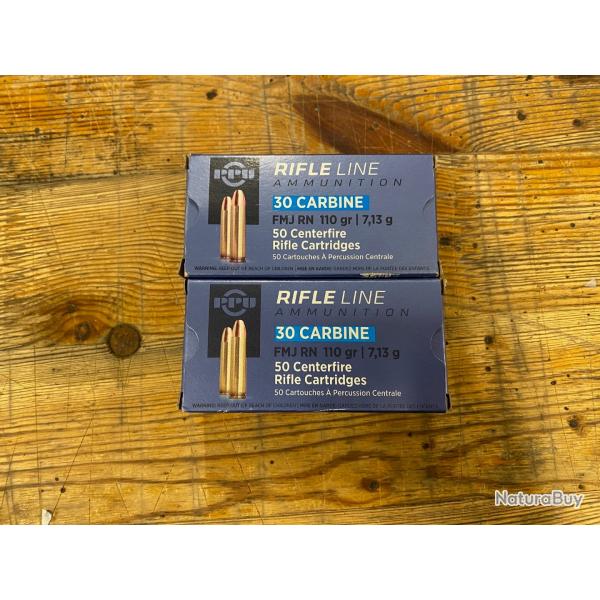 100 Munitions PPU 30M1 110 Grs