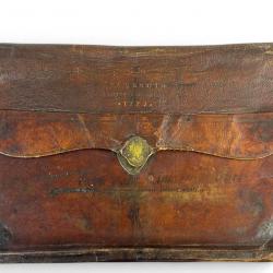 PORTEFEUILLE ÉCRITOIRE COMMISSAIRE DES GUERRES SEGUENOT 1772 - FRANCE ANCIENNE MONARCHIE Collection 