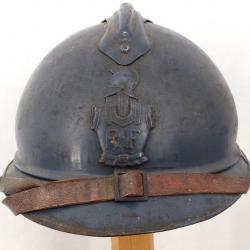 WW1 CASQUE ADRIAN MODELE 1915 DU GÉNIE BLEU HORIZON - FRANCE PREMIERE GUERRE MONDIALE Bon  France 1e