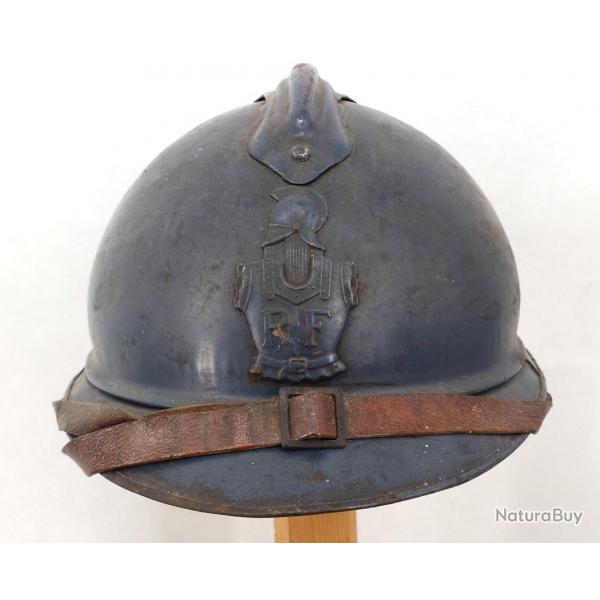 WW1 CASQUE ADRIAN MODELE 1915 DU GNIE BLEU HORIZON - FRANCE PREMIERE GUERRE MONDIALE Bon  France 1e