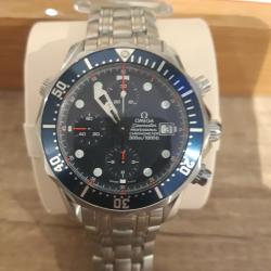 Om&eacute;ga seamaster professional chronographe 41,5 hors couronne 2005 parfait &eacute;tat r&eacute;vis&eacute;