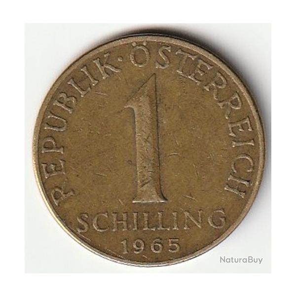Pice de Monnaie  AUTRICHE 1 schilling 1965