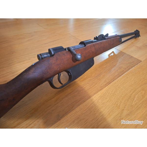 Superbe carabine carcano cavalerie M91 de 1935 Terni cal 6;5x52