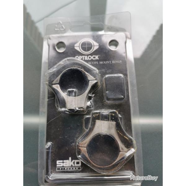 Colliers de montage Sako optilock 25.4mm