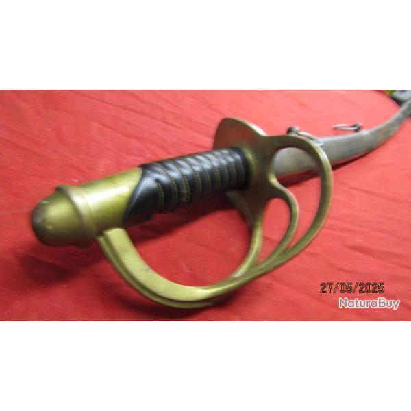 Reproduction sabre de cavalerie US Modle 1861 qui a particip a la Guerre de Secession
