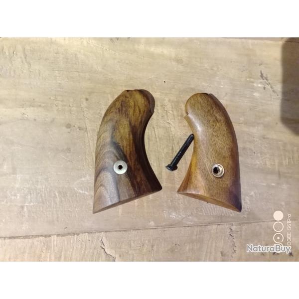 Plaquettes crosse en noyer remington 1858 pietta