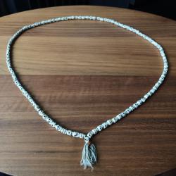 Collier Pendentif Crânes en Os de Yak Buffle Origine Tibet Népal Asie Méditation Spirituel Moines