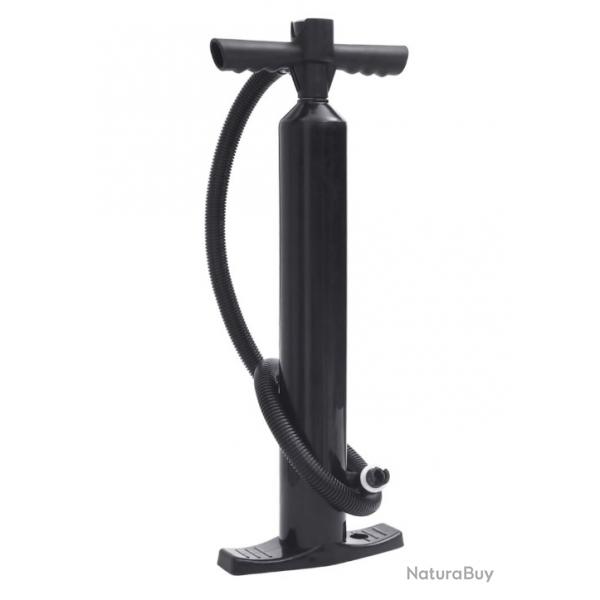 Pompe  main noire haute pression pour SUP et matelas gonflable - compacte et robuste