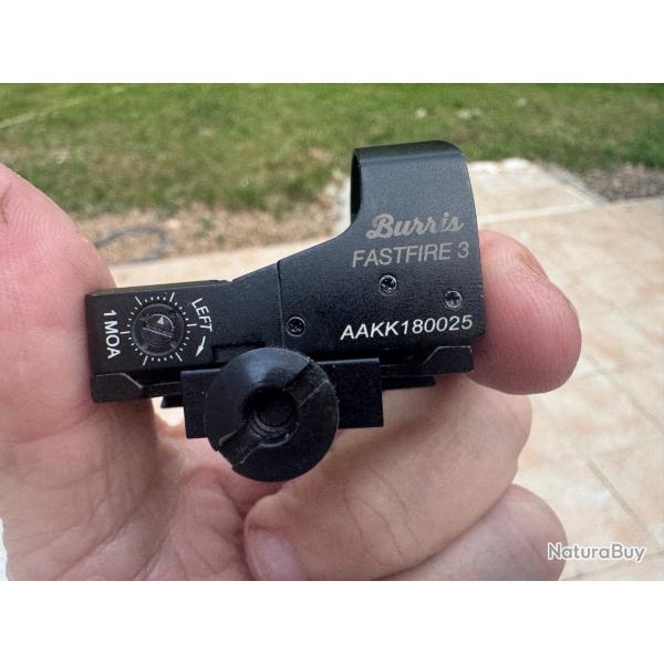 RED DOT BURRIS FAST FIRE 3 + SUPPORT picatinny