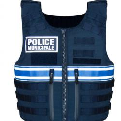 Gilet pare-balles IIIA + housse attache MOLLE PM M