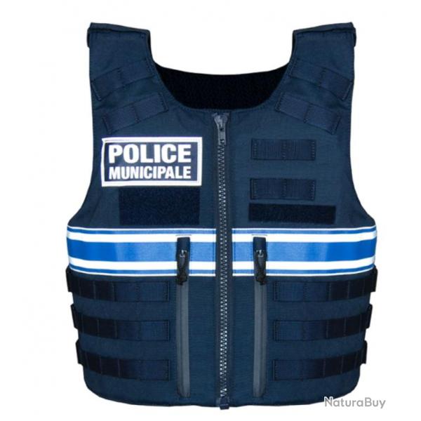 Gilet pare-balles IIIA + housse attache MOLLE PM M