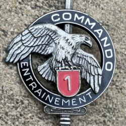 Commando Entraînement, N° 1, 2 pièces, chiffre 1, épingle
