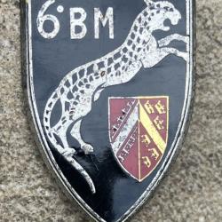 6° Brigade Mécanisée, résine, dos guilloché plat