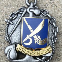 Insigne de béret des FUSILIERS MARINS,Drago