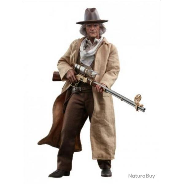 Retour vers le futur III - Figurine Movie Masterpiece 1/6 Doc Brown 32 cm