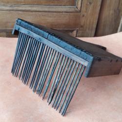 Rare Ancien Peigne à Myrtilles Art Populaire Collection Vieux Outils Curiosité Bon Etat