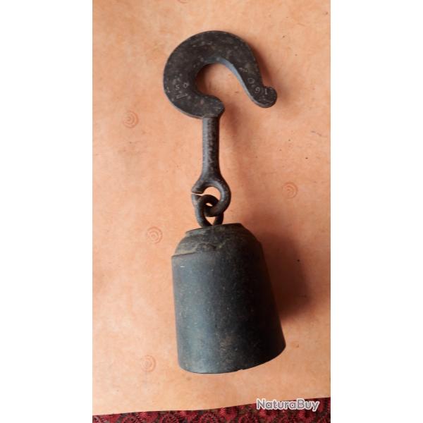 Rare Gros Poids Ancien de Balance Romaine 3 Kgs Collection Dcoration Presse-Papier Curiosit