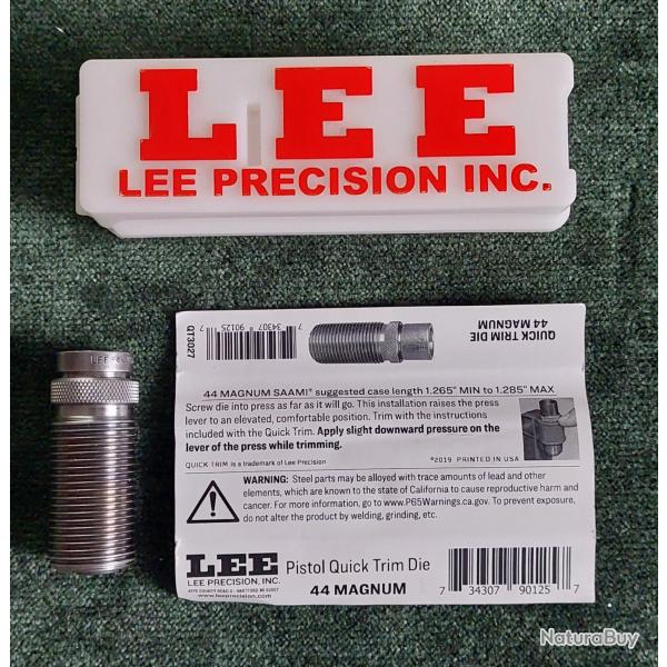 Outil raccourcisseur d'tuis- Lee Quick trim die - 44 mag