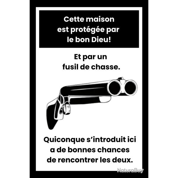 Panneau de protection pour la maison noir