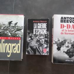 Lot de 3 livres WW2 Anthony Beevor