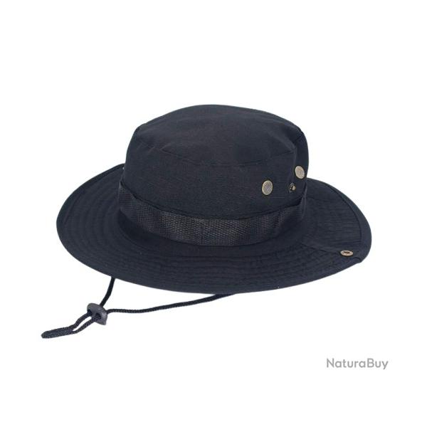 Bob adulte noir pour randonne pche