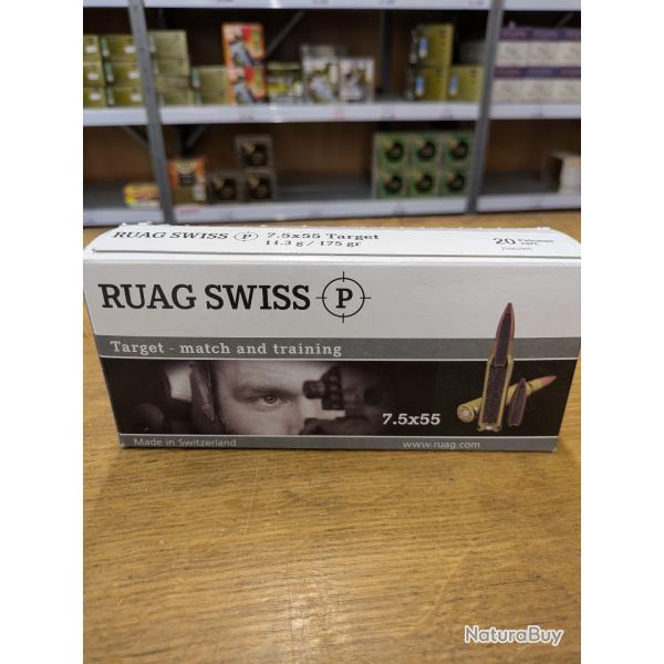 7.5X55 TARGET RUAG SWISS